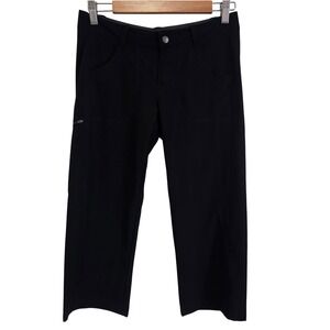 Patagonia Womens Duway Crop Pants Black Size 2 Outdoor Stretch Technical